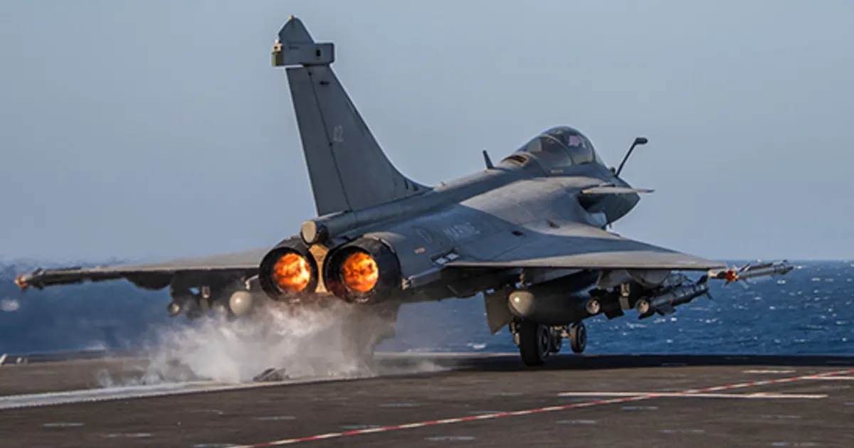 Post combustion du Rafale